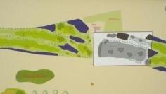 <b>PLANIMETRIA </b>Il progetto del campo di golf