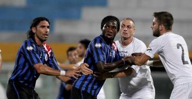 Obodo, qui con Gabriel Raimondi in Coppa  