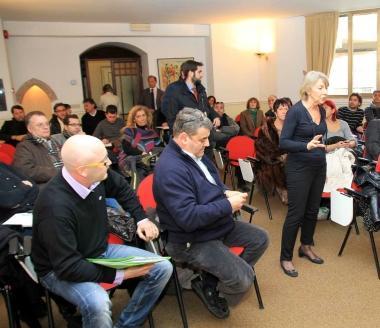 Alcuni partecipanti alla riunione allhotel Plaza 