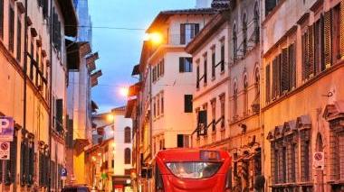 Un tratto di via della Madonna