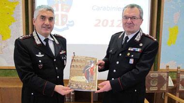 Presentato il nuovo calendario dei carabinieri