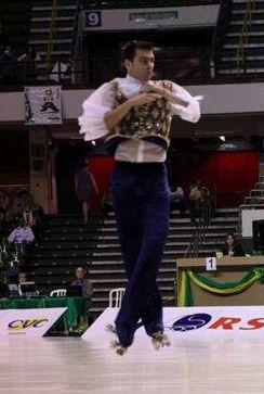 <b>A BRASILIA.</b> Marco Santucci in gara 