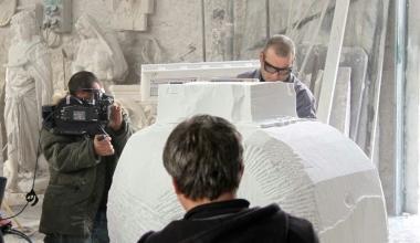 Le riprese negli Studi Nicoli 