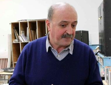 Il pittore e insegnante Marco Dolfi       