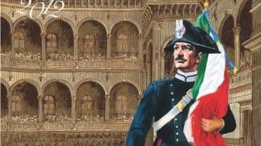 La copertina del calendario 2012