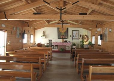 L’interno della chiesa di Santa Caterina de’ Ricci
