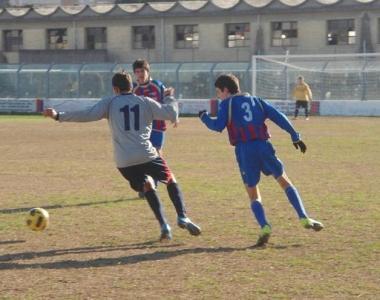 Un momento della partita tra il Cecina e il Livorno 9 dei Giovanissimi A 