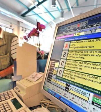 Il computer di una farmacia 