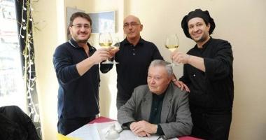 Marinai con Ceccarelli, Barzi e il cuoco ristoratore Philipe 