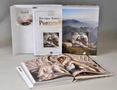 <b>PONZANELLI.</b> Tutta lopera dello scultore carrarese (1654-1735) in un elegante volume ricco di foto e corredato anche di dvd 