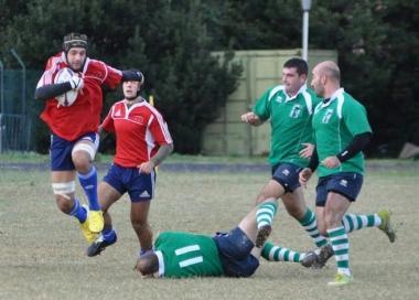 Il Rugby Cecina in unazione dattacco 