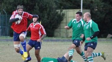 Il Rugby Cecina in un’azione d’attacco