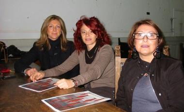 Le consigliere provinciali Nesti, Monari e Cormio 