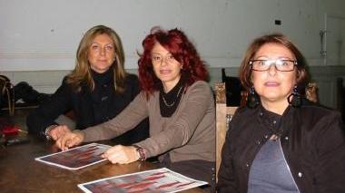 Le consigliere provinciali Nesti, Monari e Cormio