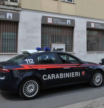 Un controllo dei carabinieri     