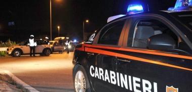 I carabinieri impegnati nei controlli    