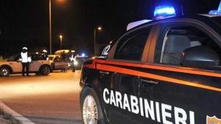 I carabinieri impegnati nei controlli