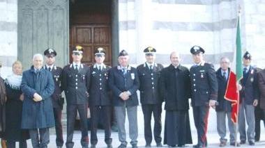 Un momento della cerimonia a Marina