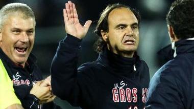 <b>BATTI IL CINQUE</b> Giuseppe Giannini festeggia la vittoria prima di annunciare le dimissioni