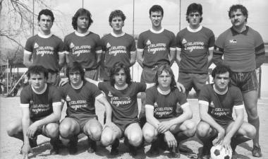 LA formazione del Ricortola del 1984, dove giocava il giovane Ferrari 