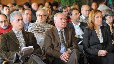 Da sinistra Rino Fragai, Mario Tuci e Federica Fratoni al convegno