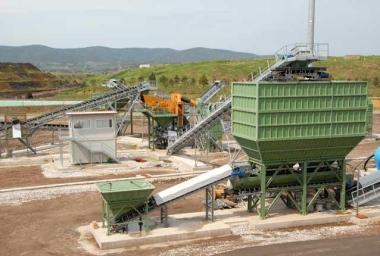 Limpianto per lo smaltimento di rifiuti industriali 