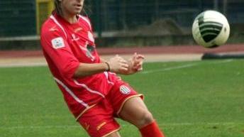 <b>A BENEVENTO NON CI SARÀ.</b> Cesarini in azione: domenica sarà squalificato