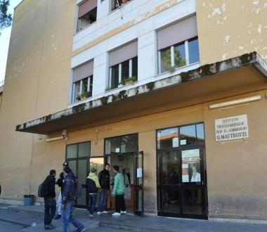 Listituto Matteotti che ospita i corsi serali 