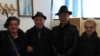 Don Leonardo Basilissi con Antonio Zhou