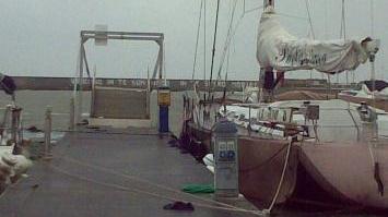 <b>IL DANNO.</b> Il pontile numero 9 alla Viareggio porto