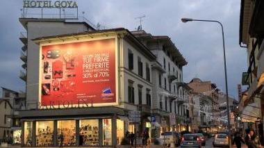 La pubblicità dell’outlet e Claudio Chimenti (Ccn)