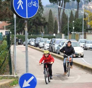 Piste ciclabili e spazi per il relax per il benessere