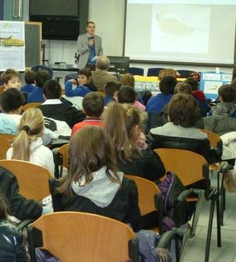 Studenti a lezione 