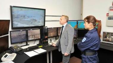 La centrale operativa dell’Autorità portuale