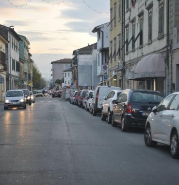 Uno scorcio di via Veneto 