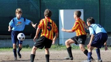 Una fase di gioco dei giovanissimi regionali