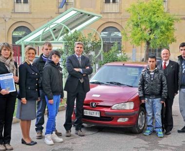 Lauto regalata dallAci al Pacinotti 