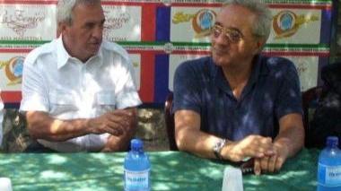 <b>VERTICI.</b> Il presidente Balloni e il patron Mansi