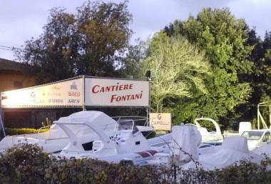 Il cantiere dove il custode &egrave; stato sequestrato e sono stati rubati motori 