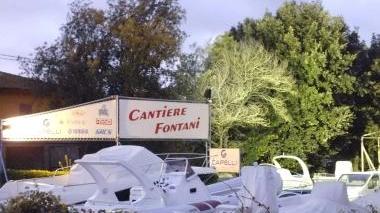 Il cantiere dove il custode è stato sequestrato e sono stati rubati motori