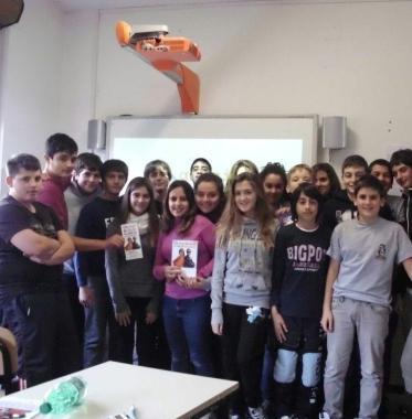 <b>GLI ALUNNI </b>della classe terza A della scuola media di Albinia   
