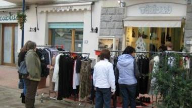Il negozio di abbigliamento Tibitabo in via Marconi