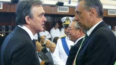 Il presidente della Regione Enrico Rossi e il sindaco Alessandro Cosimi