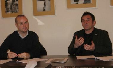 Lassessore Niccol&ograve; Balducci e il direttore artistico Federico Bucalossi 