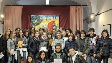 Gli alunni delle Bartolena alla mostra storica