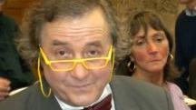 Il cancelliere Silvio Meucci durante la cerimonia