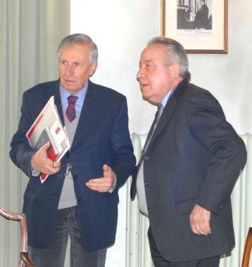 Giuliano Gori (a sin.) con Ivano Paci 