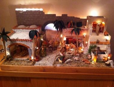 Il presepe realizzato da Stefano Innocenti 