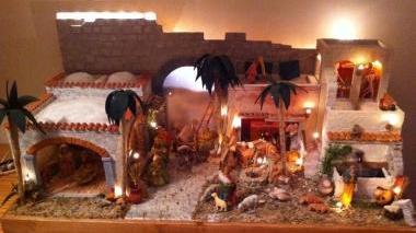 Il presepe realizzato da Stefano Innocenti