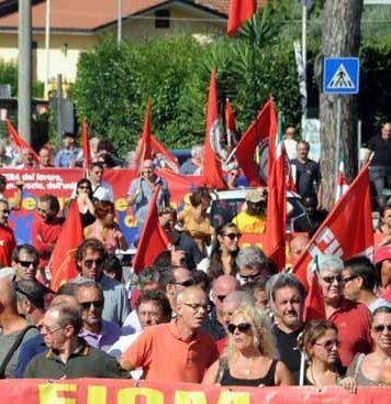 <b>PIAZZA.</b> Una manifestazione in piazza Aranci 